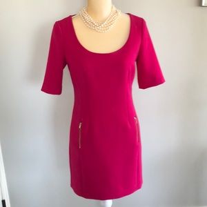 Ann Taylor hot pink dress size 0